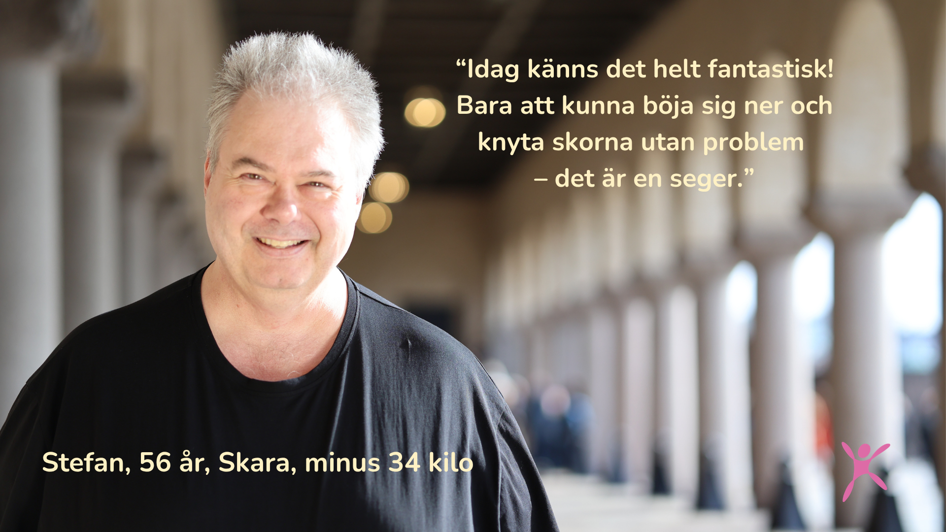 Minus 34 kilo med medicinsk viktnedgång